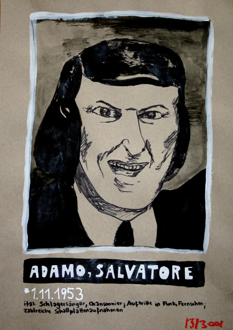 Portrait Illustration of Salvatore Adamo