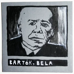 Artist Portrait Illustration Bela Bartok
