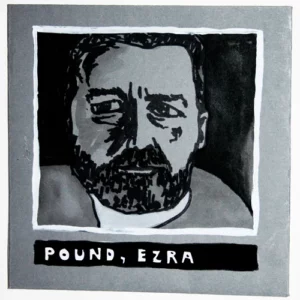 Artist Portrait Illustration Ezra Pound