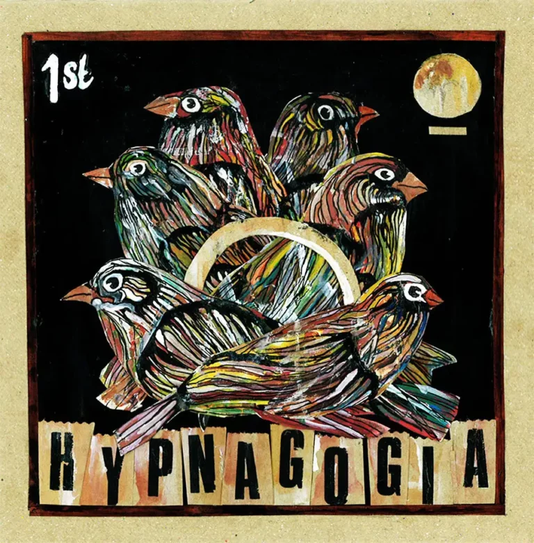 Typography Graphic Design Illustration Mixtape Cover group of birds