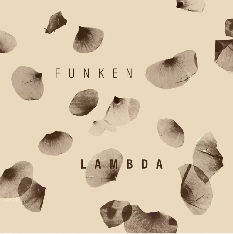 Typography Graphic Design Illustration Album Cover Cyanotype for Lambda Funken
