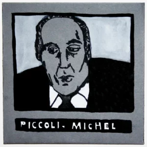 Artist Portrait Illustration Piccoli Michel