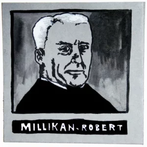 Artist Portrait Illustration Robert Millikan
