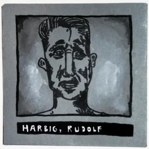 Artist Portrait Illustration Rudolf Harbig