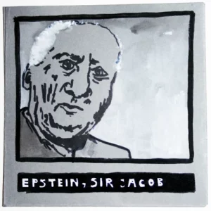 Artist Portrait Illustration Sir Jacob Epstein