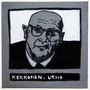 Artist Portrait Illustration Urho Kekkonen