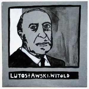 Artist Portrait Illustration Witold Lutoslawski